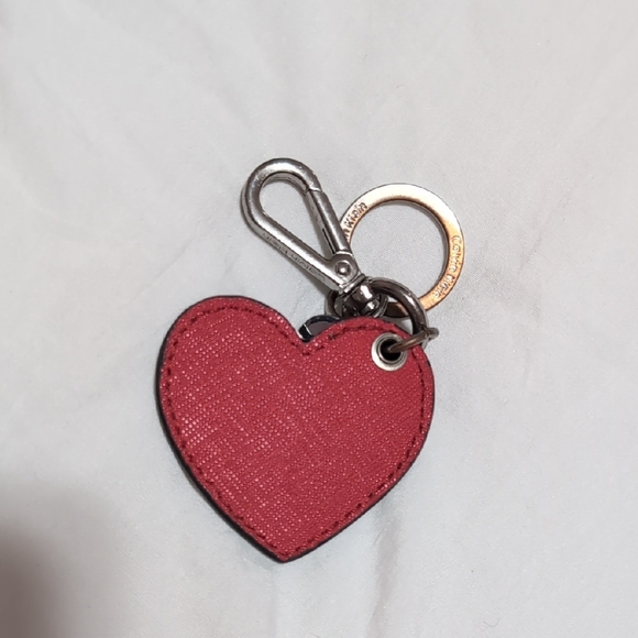 Calvin Klein Red Heart Key & Rhinestone Charm - Picture 3 of 3